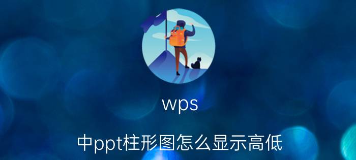 wps 中ppt柱形图怎么显示高低 ppt如何修改柱形图左的数值？